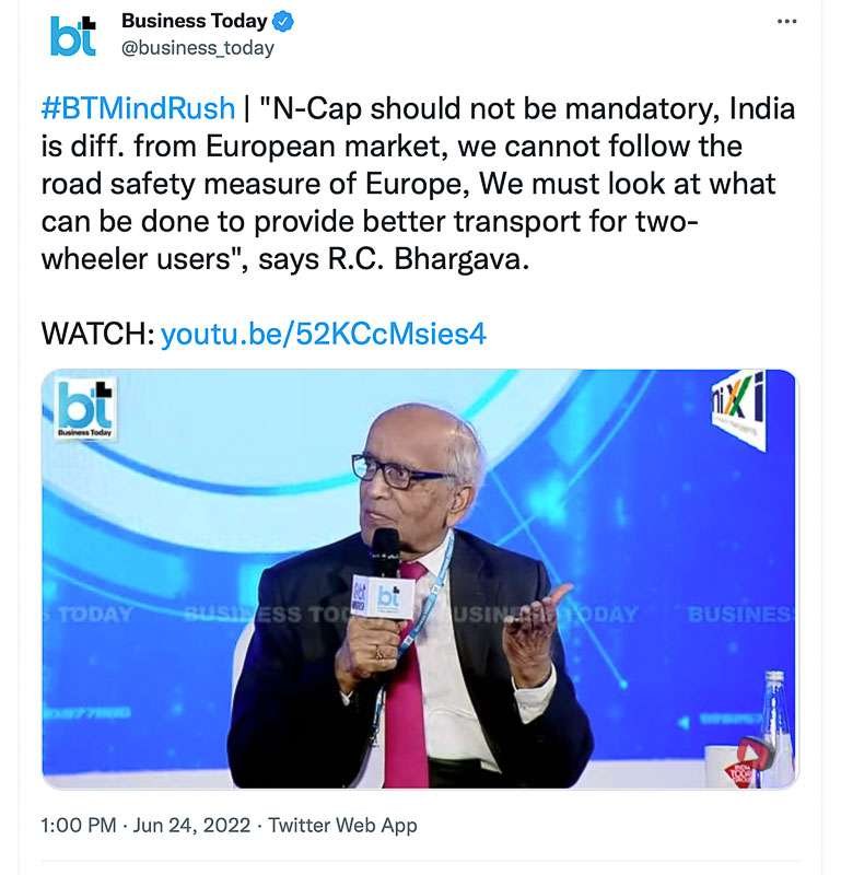 Bharat NCAP Should Not Be Compulsory - Maruti Suzuki Chairman