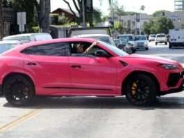 Justin Bieber Adds A Pink Lamborghini Urus To His Garage